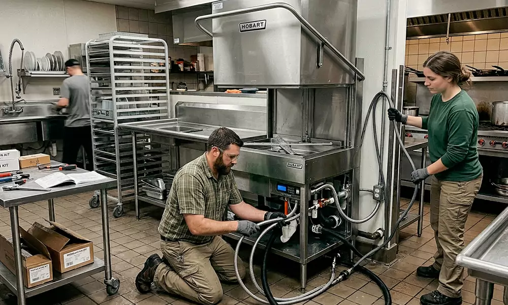 Commercial Dishwasher Installation in Vista, CA