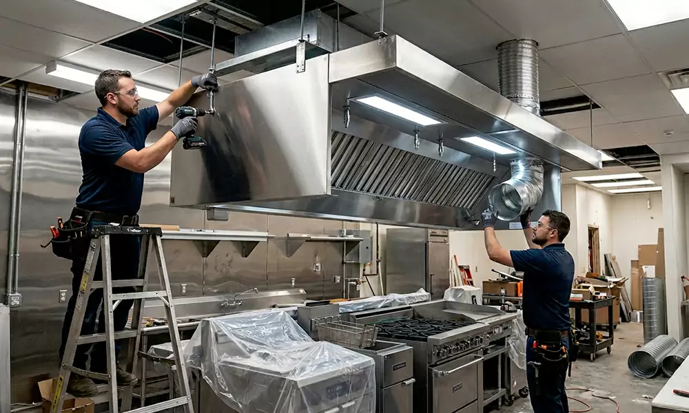 Commercial Hood Installation in Vista, CA