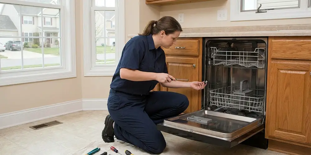 Dishwasher Latch Replacement in Vista, CA