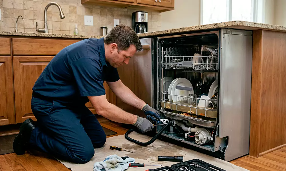 Dishwasher Not Draining Repair in Vista, CA
