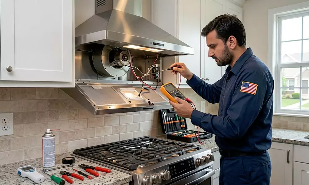 Range Hood Repair in Vista, CA