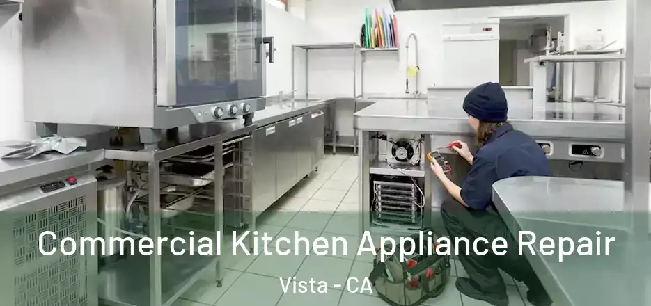 Commercial Kitchen Appliance Repair Vista - CA