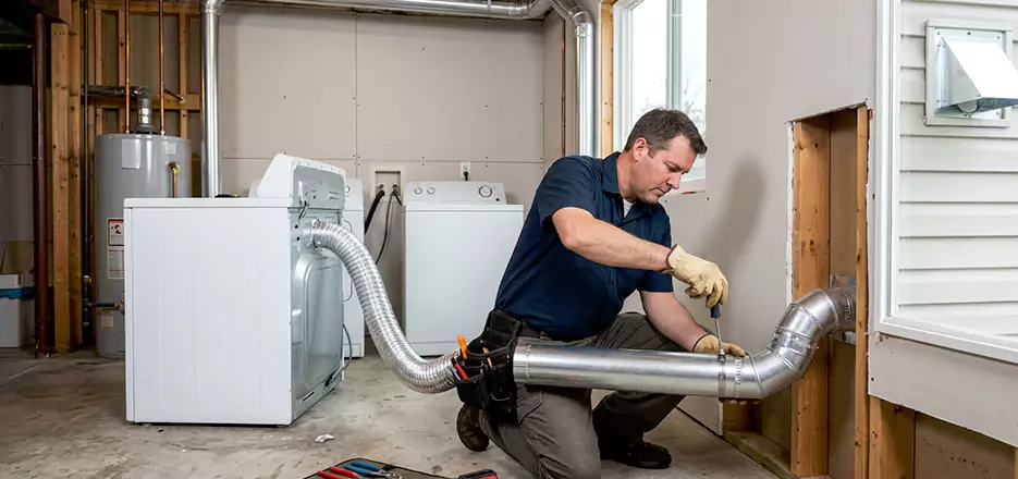 Recessed Dryer Vent Installation Vista