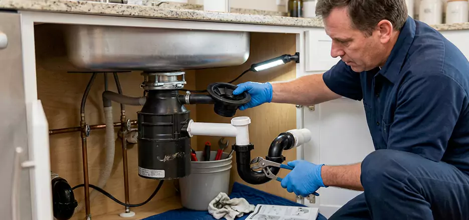 Garbage Disposal Splash Guard and Trap Installation in Vista