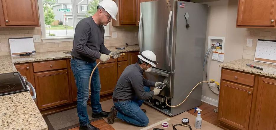 Propane Refrigerator Installation in Vista